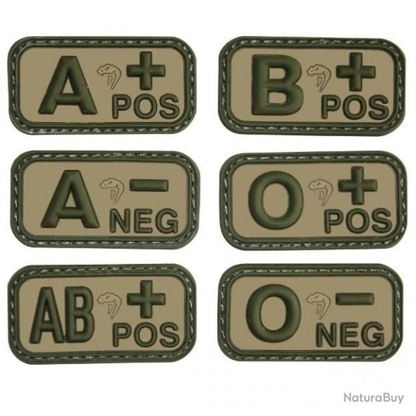 Patch PVC Groupe sanguin Vcam