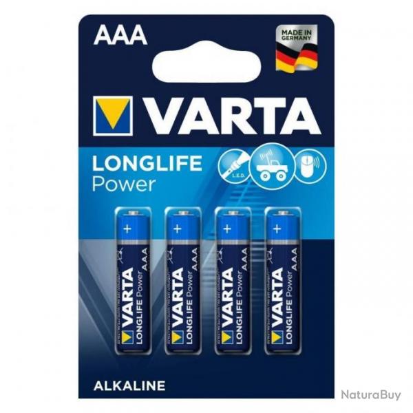 PILE VARTA LONGLIFE POWER AAA/LR03 X4