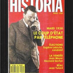 adolf hitler mars 1938 anschluss, les cartes de la france, eugène labiche ,   historia 495 mars 1988