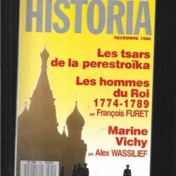 marine vichy, duc de guise, marie de roumanie , tsars de la perestroika  historia 504 décembre 1988