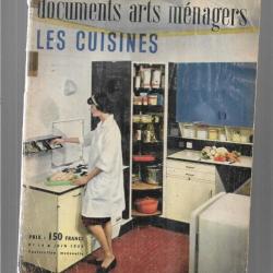 documents arts ménagers ,  fascicule , les cuisines , vintage