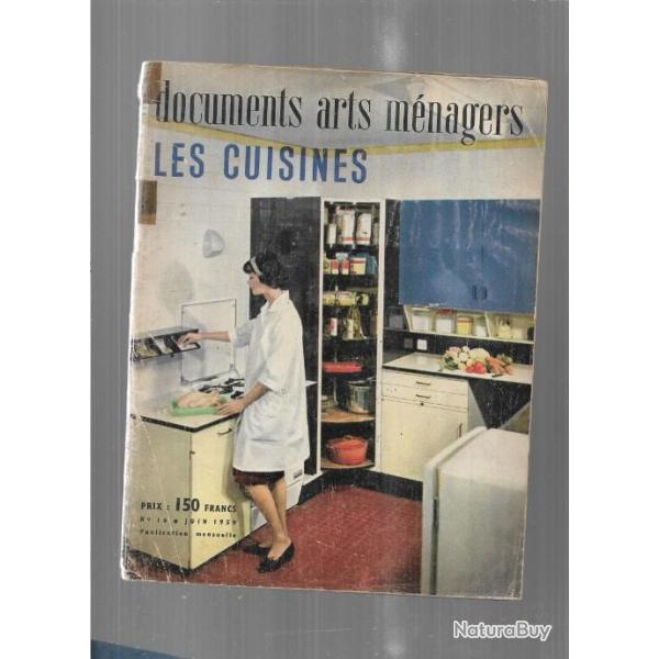 documents arts mnagers ,  fascicule , les cuisines , vintage