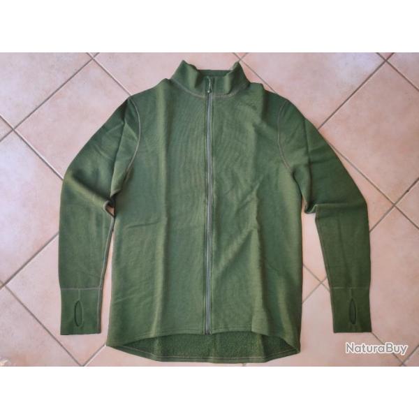 Veste chaude laine ullfrote 400gr / neuve / arme lgion / effet climat froid