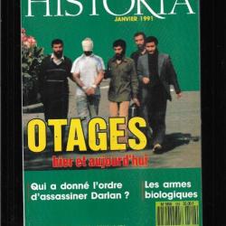 otages hier et aujourd'hui, armes biologiques, frères d'astier de la vig historia n 529 janvier 1991