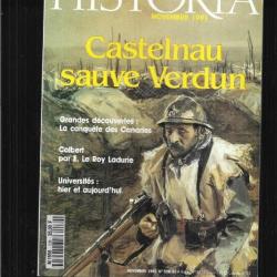 castelnau sauve verdun, colbert 1661, marguerite audoux, jean tulard historia 539 novembre 1991