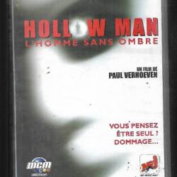 hollow man l'homme sans ombre (homme invisible) , science-fiction , cassette vidéo   vhs