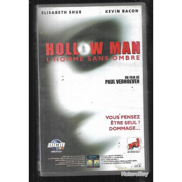 hollow man l'homme sans ombre (homme invisible) , science-fiction , cassette vido   vhs