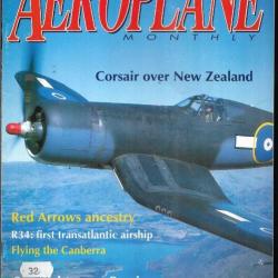 revue aéroplane 1994, dirigeable r-34, corsair, wapiti , red arrow, canberra , planeurs