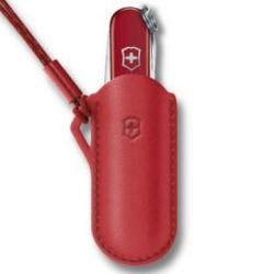 4.0670 Pochette rouge cuir Victorinox pour couteau gamme Classic
