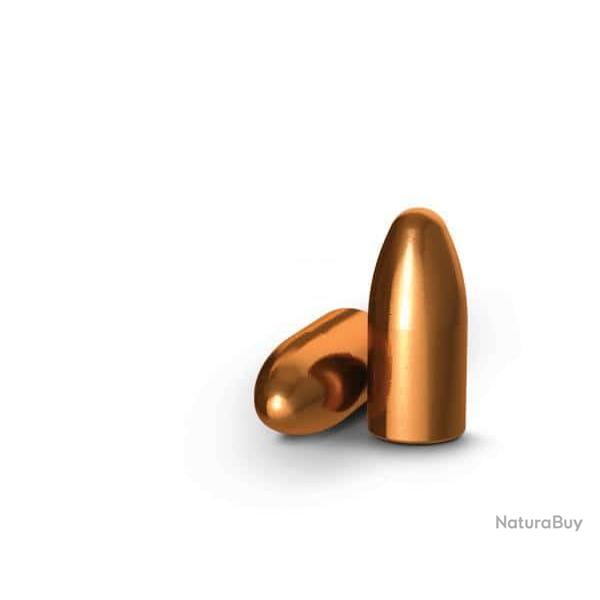 Ogives H&N .357 158Grs Rond Noze- cuivres