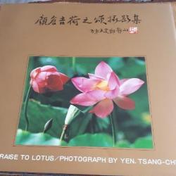 Illustration fleur de lotus. Livre étranger japonais ou chinois