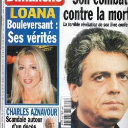le dernier voyage du france (norway), claude françois , france dimanche 2875 octobre 2001