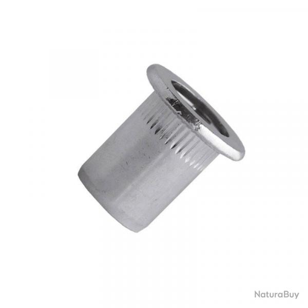 Scell-It - 500 crous  sertir crant tte plate M4 x 12,5 mm acier zingu - TCD0440 Scell-it