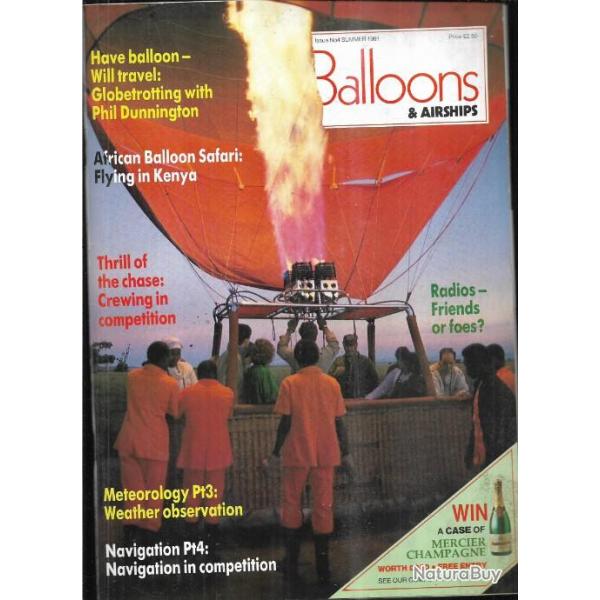 balloons & airships 1991, en anglais , ballons et dirigeables