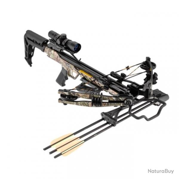 Pack Arbaltes EK Archery Blade avec viseur 4x32 et accessoires - Camo