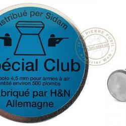 Plombs HN Special Club 4,5mm - 2 x 500