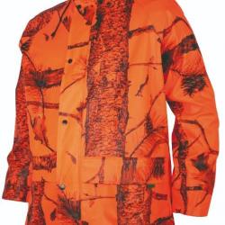 Treeland Veste de pluie orange camouflage Enfant T425K