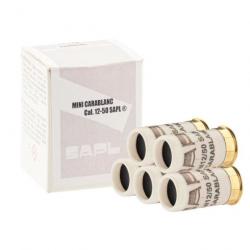 Cartouches à blanc Sapl mini carablanc - Cal. 12/50