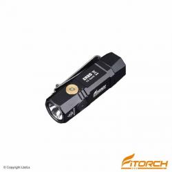 Fitorch ER20 noire recharge magnétique - 1000 Lumens - 7 cm - 1 accus 16340