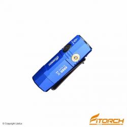 Fitorch ER20 bleue recharge magnétique - 1000 Lumens - 7 cm - 1 accus 16340
