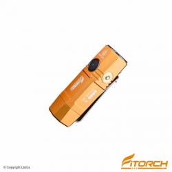 Fitorch ER20 orange recharge magnétique - 1000 Lumens - 7 cm - 1 accus 16340