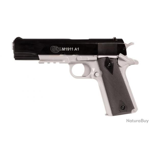 Rplique airsoft Colt 1911 HPA Metal Slide Dual tone (Cybergun)