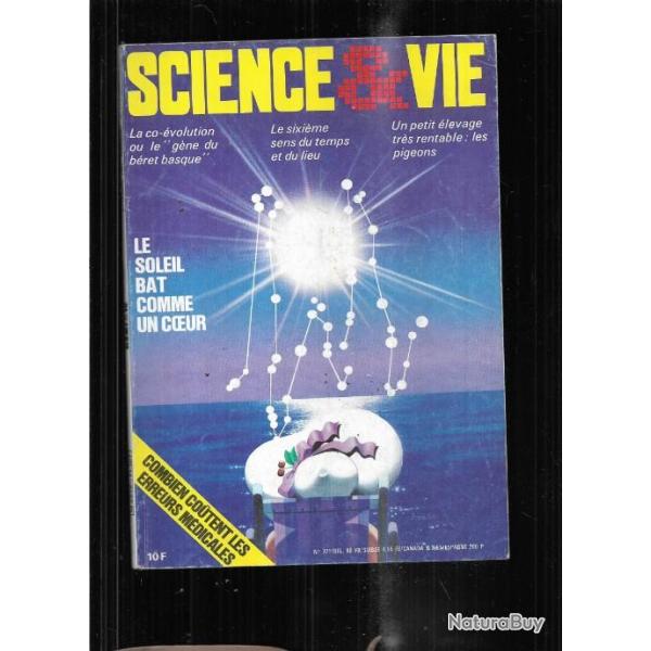 science et vie 771 dcembre 1981 , solaris le robot de l'espace, levage pigeons, globules blancs
