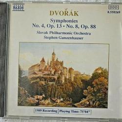 Dvorak - Symphonies 4, op 13 & 8, op 88 - Orchestre philharmonique slovaque