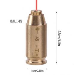 Cartouche balle laser de réglage .45 + PILES [ EXPEDITION 48H ]