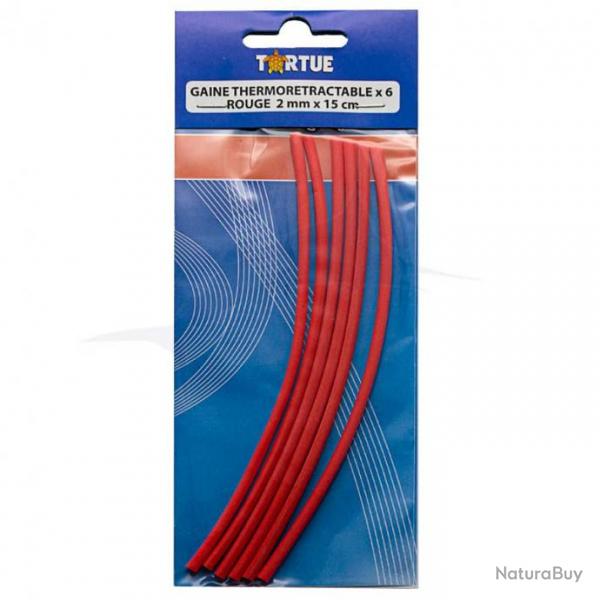Gaine Thermo-Rtractable Tortue Rouge 2mm