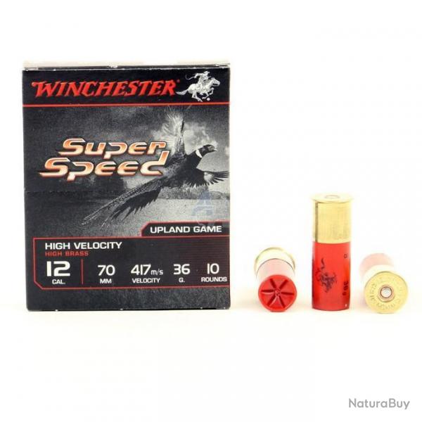 Cartouche Winchester SUPER SPEED GENERATION 2 CAL.12 36GR par 30