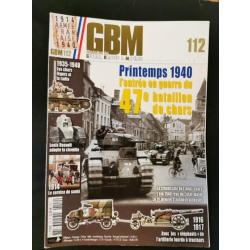 Revue GBM N112 Histoire de guerre blindés et matériel