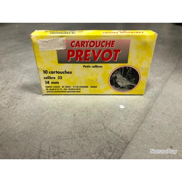 Cartouches PREVOT cal 32 14mm plomb n 5