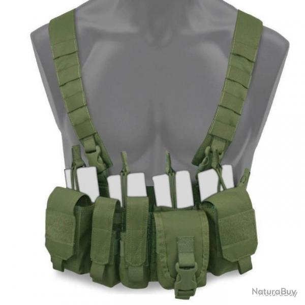 Gilet Chest Rig Bulldog Tactical Gear Kinetic Vert olive