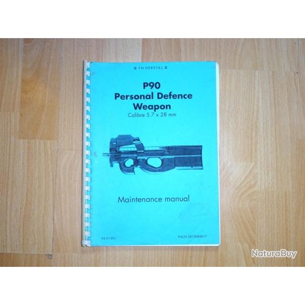 2 manuels P90 WEAPON P 90 brochure - VENDU PAR JEPERCUTE (D21G279)