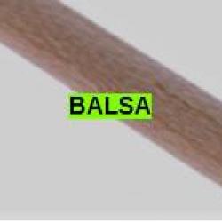 BALSA - 3 baguettes rondes Ø 10 mm - longueur 330 mm