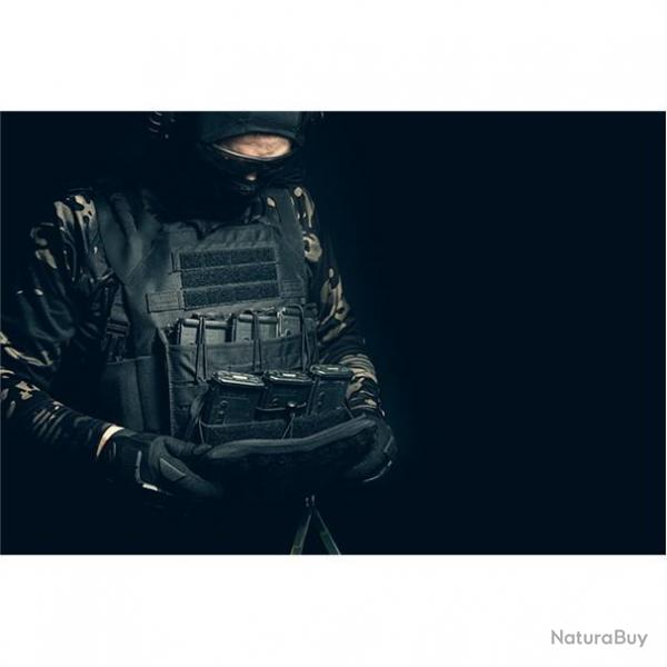 Poche triple chargeur Molle VX Lazer. Gris