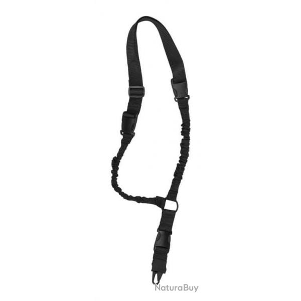 Sangle 1 point dgrafable avec attache crocodile Noire