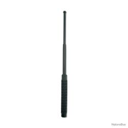 Matraque télescopique manche caoutchouc 24 à 53 cm