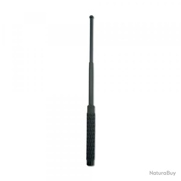 Matraque tlescopique manche caoutchouc 24  53 cm