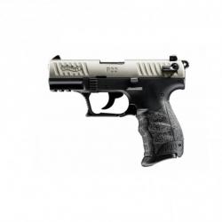 Pistolet p22Q standard Walther3,42'' cal.22LR 10 coups Nickelé