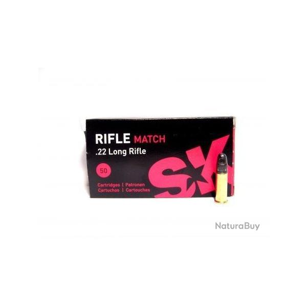 Munition Lapua SK Rifle Match 22lr par 1000