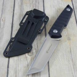 Couteau Tactical Smith&Wesson 24/7 Tanto Lame 8Cr13MoV Manche G10 Etui Nylon SW1147099