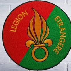 Patch brodé Légion Etrangère - 90 mm à coudre ou à coller  nnnn