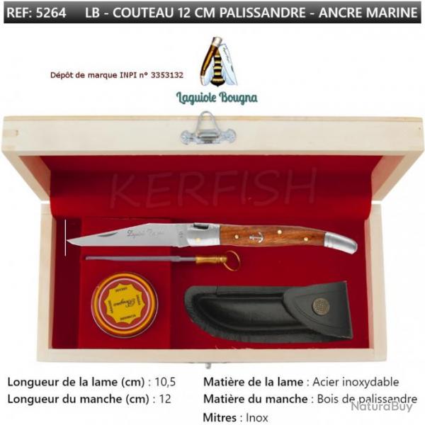 Coffret Couteau N5264 Pliant ANCRE MARINE Laguiole BOUGNA