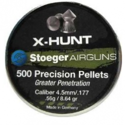 Plombs Pointue Stoeger X-Hunt cal.4,5 boite de 500