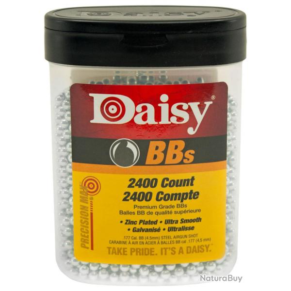 Bote de 2400 BB's acier cal. 4.5 mm