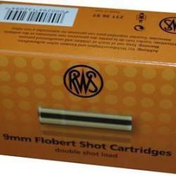 Munitions Cartouches 9mm Flobert double charge RWS N&deg;8 PAR 100