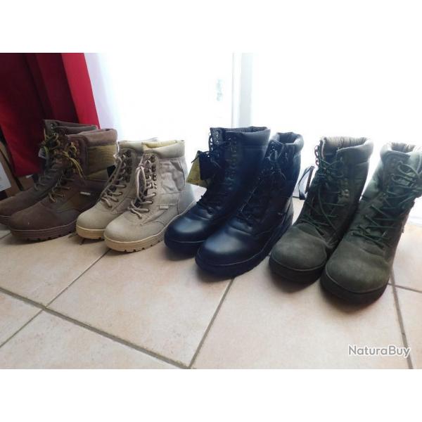 Destockage Chaussures de sniper taille 45 camo sable desert