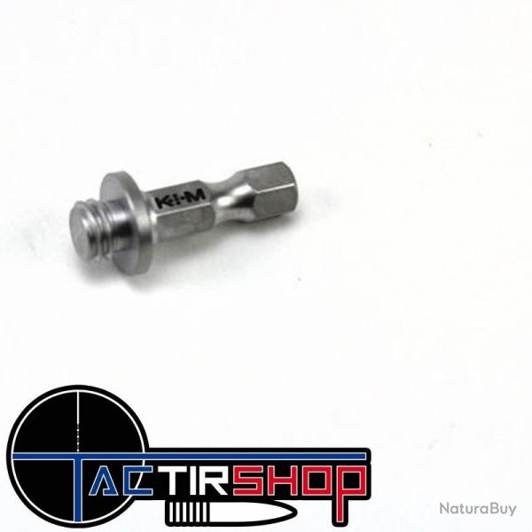 Adaptateur d'entrainement hexagonal 1/4" 5/16-18 pour alsoir conique K&M
